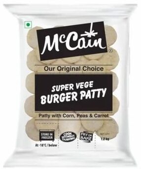 McCain Super Burger Patty 1.2kg