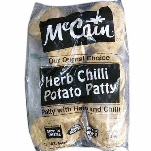 McCain Herb Chilli Potato Patty 1.5kg